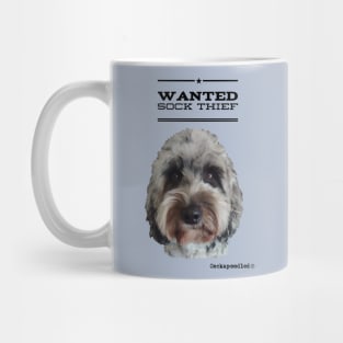 Cockapoo / Doodle Dog Sock Thief Mug